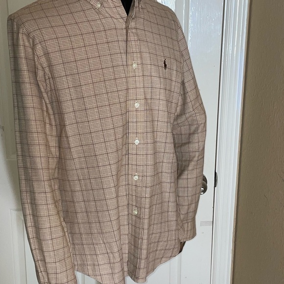 Polo Ralph Lauren Other - VTG Ralph Lauren Men's Custom Fit Twill Button Down Shirt Plaid Size M​​​​​